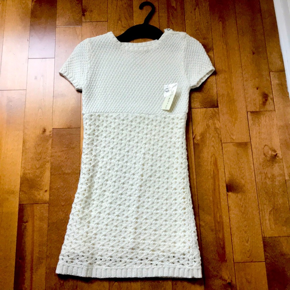 NWT Cream knitted dress
